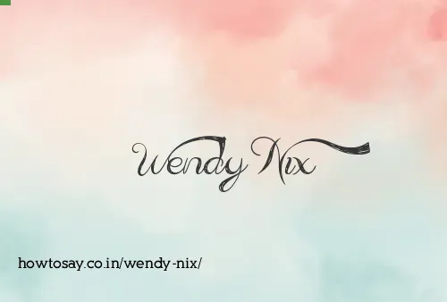 Wendy Nix