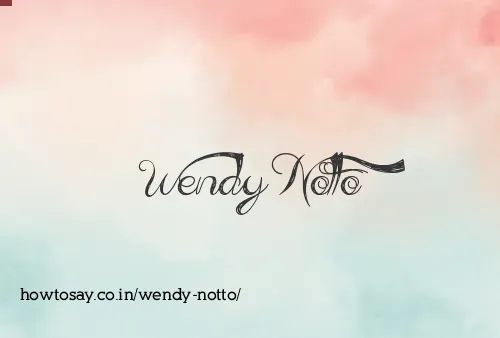 Wendy Notto
