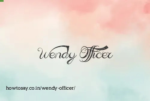 Wendy Officer
