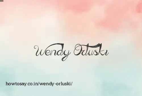 Wendy Orluski