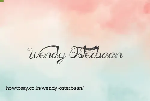 Wendy Osterbaan