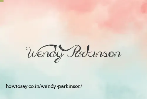 Wendy Parkinson