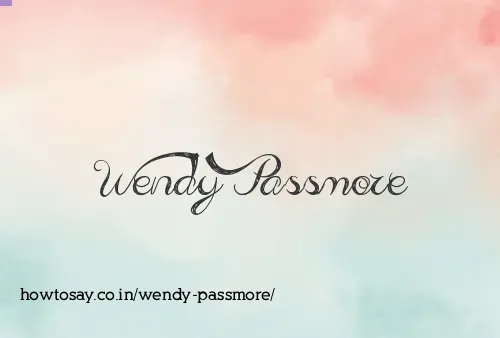 Wendy Passmore