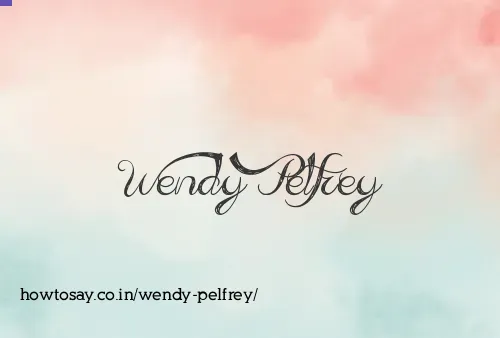 Wendy Pelfrey