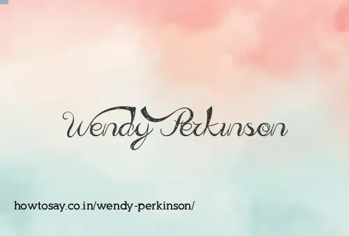 Wendy Perkinson