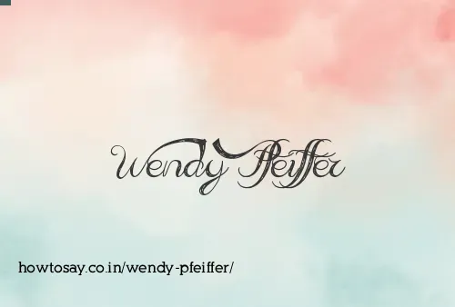 Wendy Pfeiffer