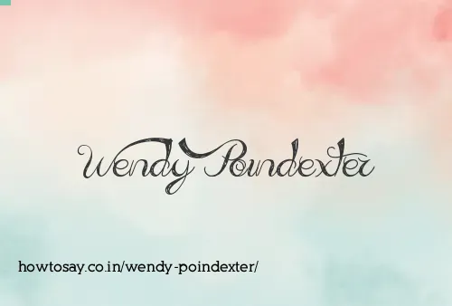 Wendy Poindexter