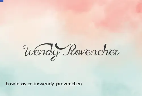 Wendy Provencher