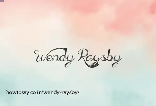 Wendy Raysby