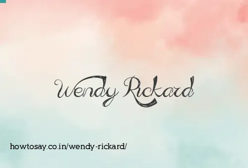 Wendy Rickard