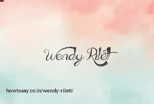 Wendy Rilett