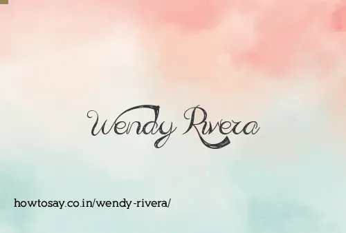 Wendy Rivera