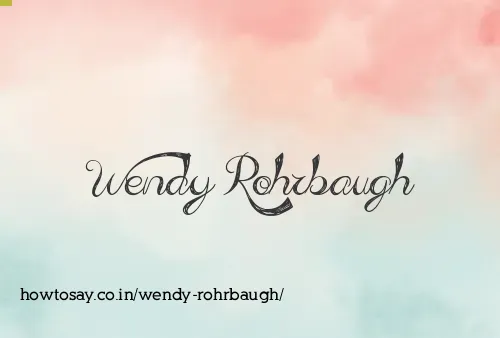 Wendy Rohrbaugh