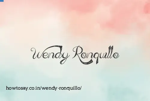 Wendy Ronquillo