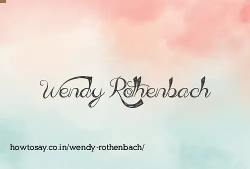 Wendy Rothenbach