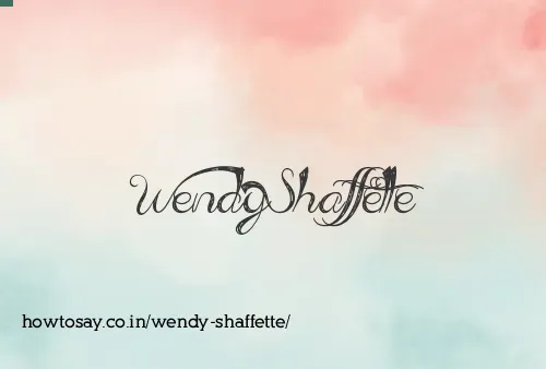 Wendy Shaffette