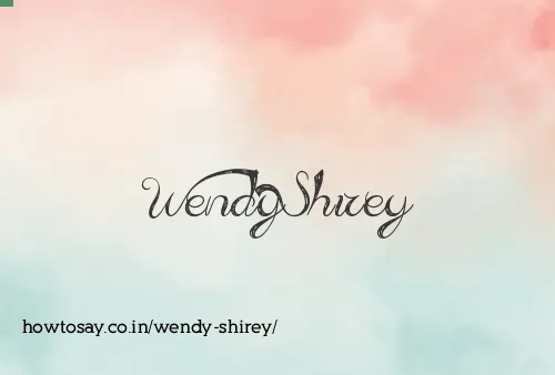 Wendy Shirey