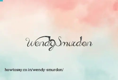 Wendy Smurdon
