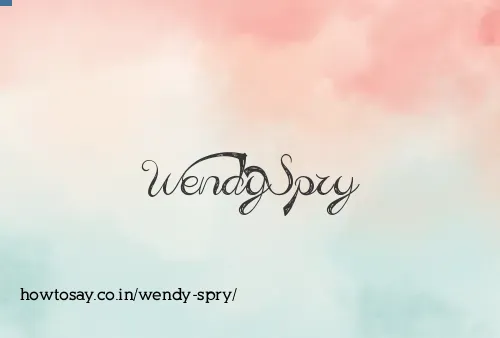 Wendy Spry