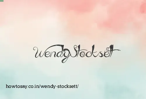 Wendy Stocksett