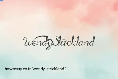 Wendy Strickland