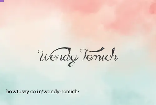 Wendy Tomich