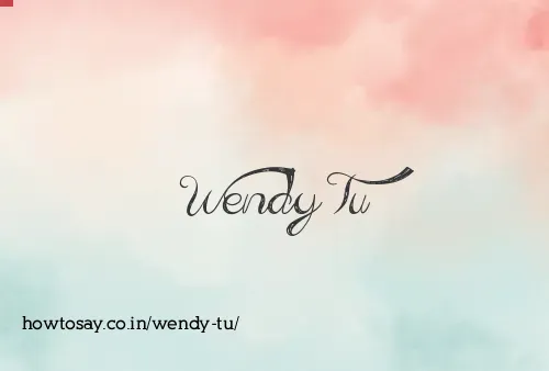 Wendy Tu