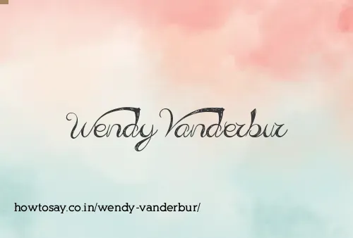 Wendy Vanderbur