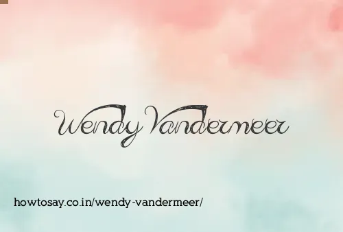 Wendy Vandermeer