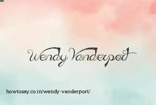Wendy Vanderport