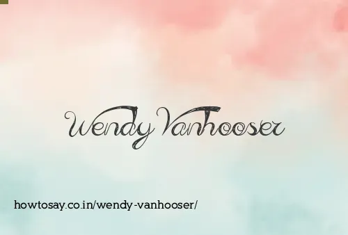 Wendy Vanhooser
