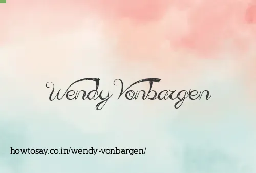 Wendy Vonbargen