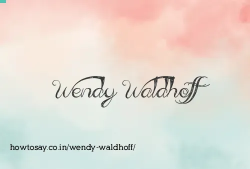 Wendy Waldhoff