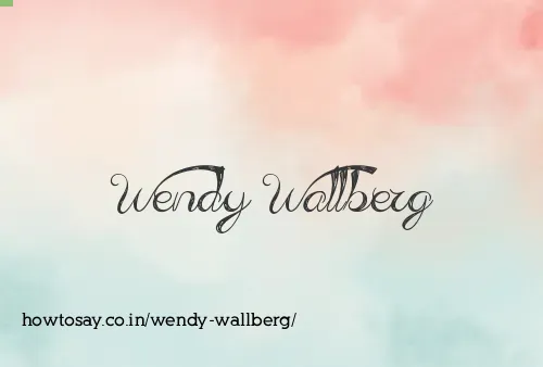 Wendy Wallberg