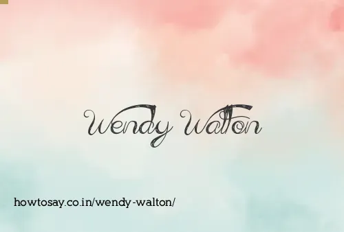 Wendy Walton