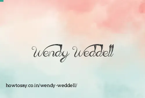 Wendy Weddell