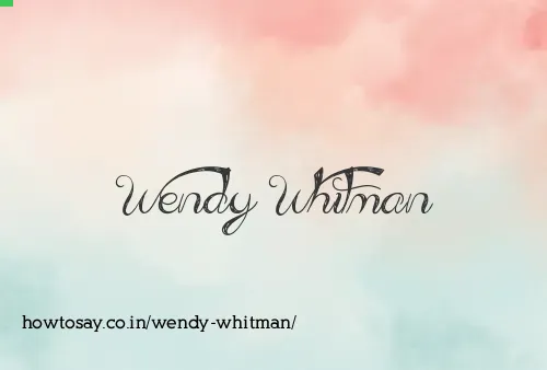 Wendy Whitman
