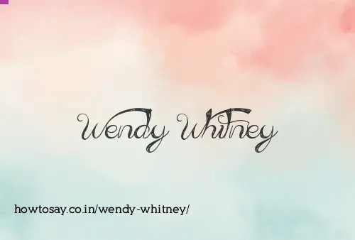 Wendy Whitney