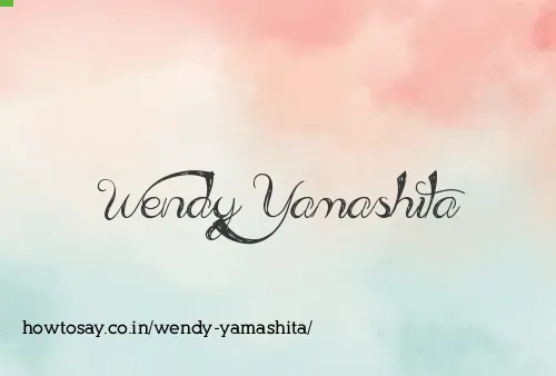 Wendy Yamashita