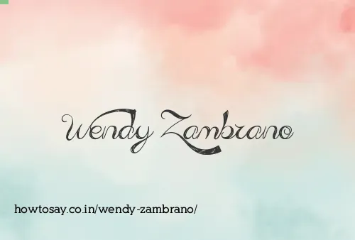 Wendy Zambrano