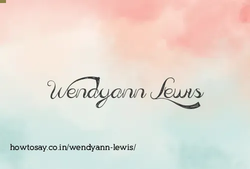 Wendyann Lewis
