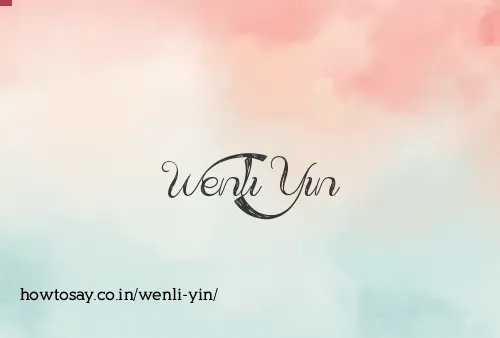 Wenli Yin