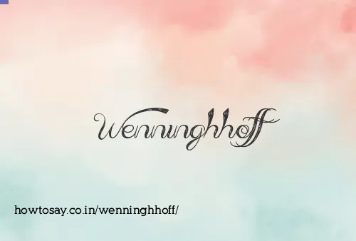 Wenninghhoff