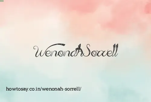 Wenonah Sorrell