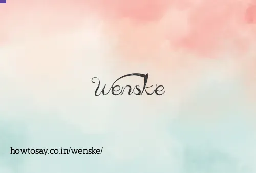 Wenske