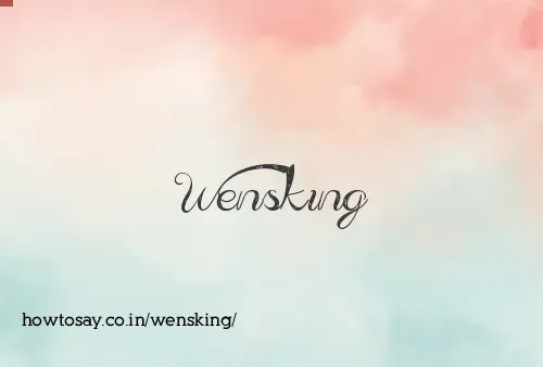Wensking