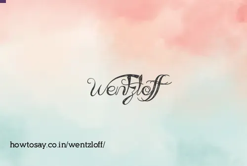Wentzloff