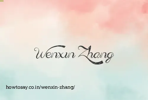 Wenxin Zhang