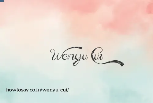 Wenyu Cui
