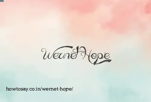 Wernet Hope